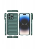 Newface Apple iPhone 16 Pro Max Kılıf Optimum Silikon - Koyu Yeşil
