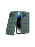 Newface Apple iPhone 16 Pro Max Kılıf Optimum Silikon - Koyu Yeşil