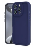 Newface Apple iPhone 16 Pro Max Kılıf Viera Silikon - Lacivert