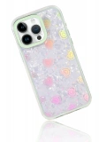 Newface Apple iPhone 16 Pro Max Lumi Desenli Kapak - Yeşil
