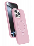 Newface Apple iPhone 16 Pro Max Regal Magsafe Standlı Kapak - Açık Pembe