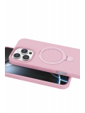 Newface Apple iPhone 16 Pro Max Regal Magsafe Standlı Kapak - Açık Pembe
