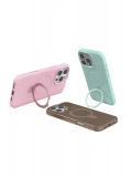Newface Apple iPhone 16 Pro Max Regal Magsafe Standlı Kapak - Açık Pembe