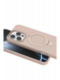 Newface Apple iPhone 16 Pro Max Regal Magsafe Standlı Kapak - Çöl Titanyum