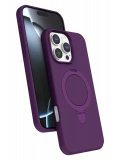 Newface Apple iPhone 16 Pro Max Regal Magsafe Standlı Kapak - Derin Mor