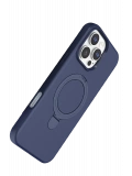 Newface Apple iPhone 16 Pro Max Regal Magsafe Standlı Kapak - Lacivert