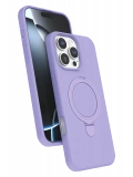 Newface Apple iPhone 16 Pro Max Regal Magsafe Standlı Kapak - Lila