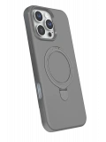 Newface Apple iPhone 16 Pro Max Regal Magsafe Standlı Kapak - Titan Gri