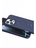 Newface Apple iPhone 16 Pro Regal Magsafe Standlı Kapak - Lacivert