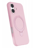 Newface Apple iPhone 16 Regal Magsafe Standlı Kapak - Açık Pembe