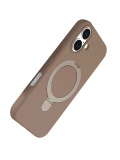 Newface Apple iPhone 16 Regal Magsafe Standlı Kapak - Çöl Titanyum