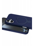 Newface Apple iPhone 16 Regal Magsafe Standlı Kapak - Lacivert