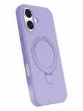 Newface Apple iPhone 16 Regal Magsafe Standlı Kapak - Lila