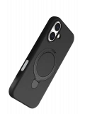 Newface Apple iPhone 16 Regal Magsafe Standlı Kapak - Siyah