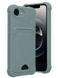 Newface Apple iPhone 16E Kelvin Kartvizitli Silikon - Açık Yeşil