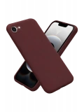 Newface Apple iPhone 16E Kılıf First Silikon - Bordo
