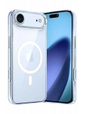 Newface Apple iPhone 17 Air Combo Sert Şeffaf Magsafe Kapak - Şeffaf