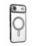 Newface Apple iPhone 17 Air Joke Simli Magneticsafe Kılıf - Siyah