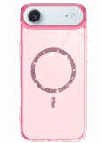 Newface Apple iPhone 17 Air Live Diamond Magsafe Kapak - Pembe