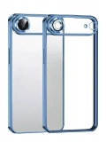 Newface Apple iPhone 17 Air Razer Lensli Silikon - Açık Mavi