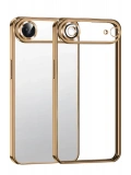 Newface Apple iPhone 17 Air Razer Lensli Silikon - Çöl Titanyum