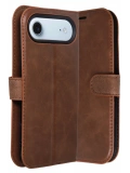 Newface Apple iPhone 17 Air Trend S Plus Kapaklı Kılıf - Taba