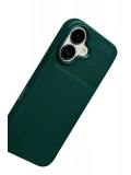 Newface Apple iPhone 17 Auto Focus Karbon Kapak - Koyu Yeşil