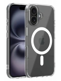 Newface Apple iPhone 17 Combo Sert Şeffaf Magsafe Kapak - Şeffaf