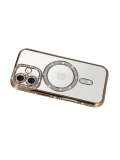 Newface Apple iPhone 17 Joke Simli Magneticsafe Kılıf - Gold