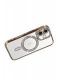 Newface Apple iPhone 17 Joke Simli Magneticsafe Kılıf - Gold