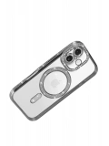 Newface Apple iPhone 17 Joke Simli Magneticsafe Kılıf - Gümüş