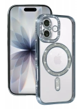 Newface Apple iPhone 17 Joke Simli Magneticsafe Kılıf - Mavi