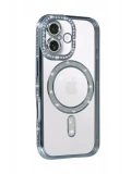 Newface Apple iPhone 17 Joke Simli Magneticsafe Kılıf - Mavi