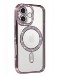 Newface Apple iPhone 17 Joke Simli Magneticsafe Kılıf - Pembe