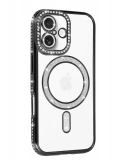 Newface Apple iPhone 17 Joke Simli Magneticsafe Kılıf - Siyah
