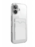 Newface Apple iPhone 17 Kart Şeffaf Silikon - Şeffaf