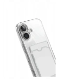 Newface Apple iPhone 17 Kart Şeffaf Silikon - Şeffaf