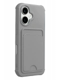 Newface Apple iPhone 17 Kelvin Kartvizitli Silikon - Gri