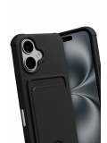 Newface Apple iPhone 17 Kelvin Kartvizitli Silikon - Siyah