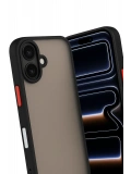 Newface Apple iPhone 17 Kılıf Montreal Silikon Kapak - Siyah