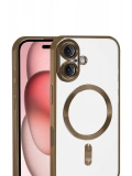 Newface Apple iPhone 17 Kross Magneticsafe Kapak - Çöl Titanyum