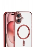 Newface Apple iPhone 17 Kross Magneticsafe Kapak - Kırmızı