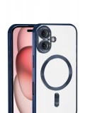 Newface Apple iPhone 17 Kross Magneticsafe Kapak - Lacivert