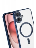 Newface Apple iPhone 17 Kross Magneticsafe Kapak - Lacivert