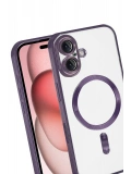 Newface Apple iPhone 17 Kross Magneticsafe Kapak - Mor