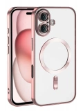 Newface Apple iPhone 17 Kross Magneticsafe Kapak - Rose