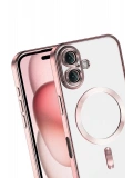 Newface Apple iPhone 17 Kross Magneticsafe Kapak - Rose
