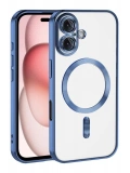 Newface Apple iPhone 17 Kross Magneticsafe Kapak - Sierra Blue