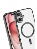 Newface Apple iPhone 17 Kross Magneticsafe Kapak - Siyah