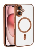 Newface Apple iPhone 17 Kross Magneticsafe Kapak - Turuncu